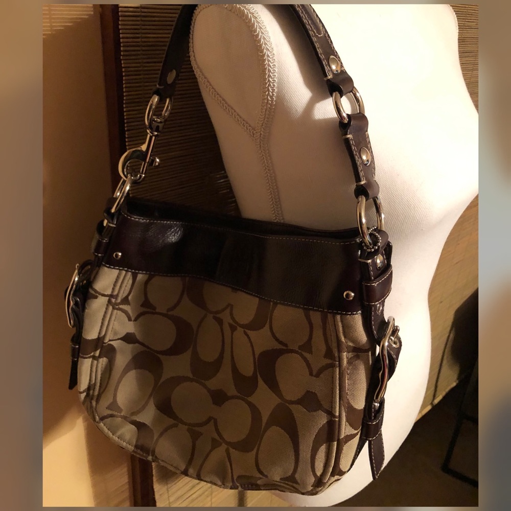 Authentic (L1093-F12657) signature Coach Bag
